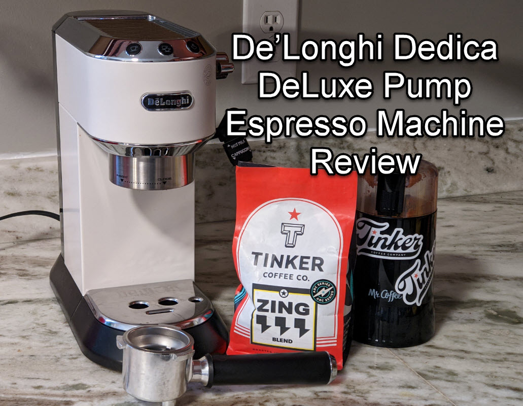 consumer with time bring the action De'Longhi Dedica DeLuxe Espresso Machine Review by a Dad
